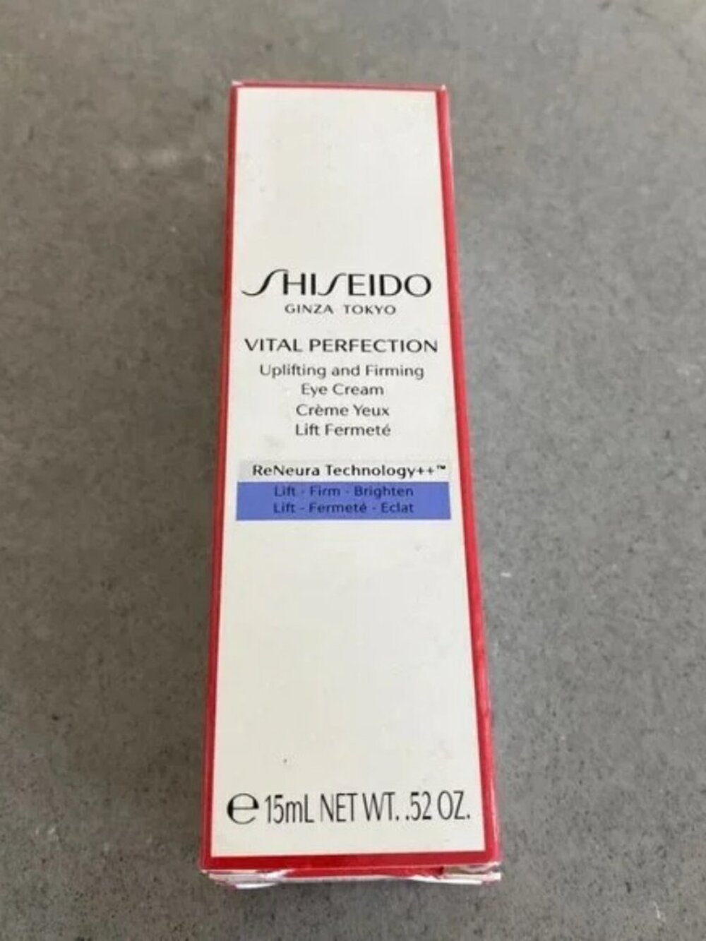 Shiseido Vital Perfection Uplifting & Firming Eye Cream 15ml Anti-Aging New